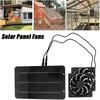 10W Solar Panel with Dual Fan Heatsink for Pet Room Cooling