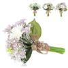 Artificial Bridal Bouquet Wedding Bride Holding Flower Decoration for Wedding Ceremony Anniversary P