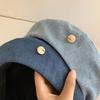 Denim For Hat Berets Retro Women Girls Jk Korean Solid Color Newsboy Beret Cap Outdoor Sunshade Octagonal Painter Artist Hats