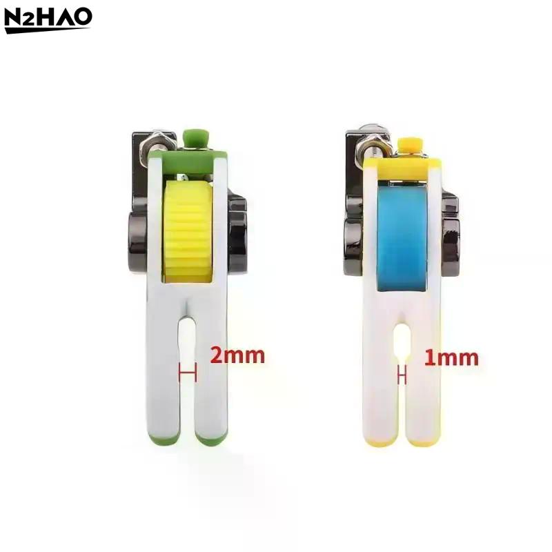 1*Industrial Flat Car Sewing Machine Universal Roller Wheel Presser Foot Thin Thick Leather Presser Feet Lockstitch Accessories