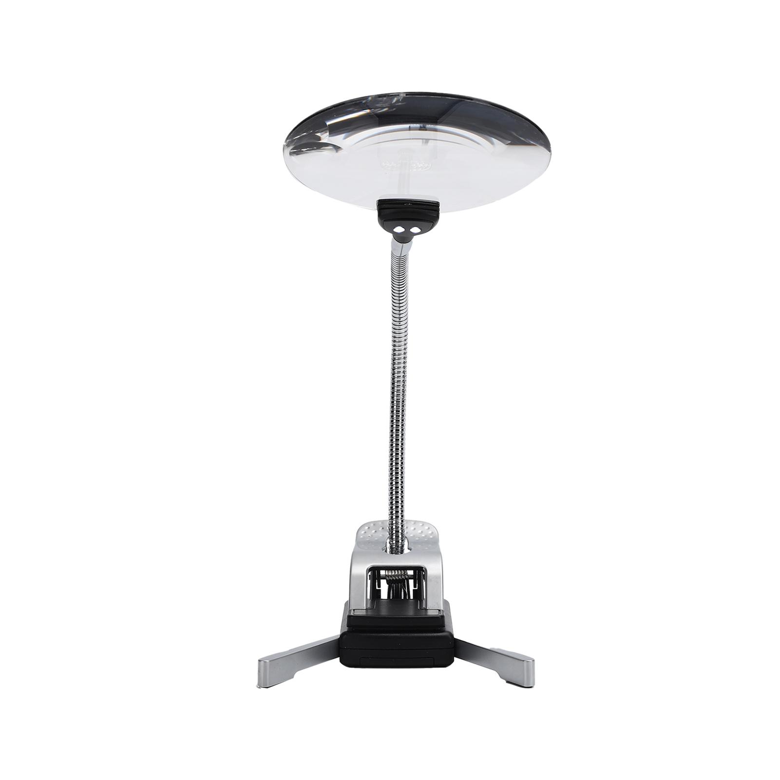 

5X/10X Desktop Magnifying Glass with LED Light Adjustable Reading Jewelry Making Magnifier