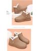 Women's Waterproof Velvet-Lined Winter Boots: Non-Slip, Thick Sole, Warm Cotton Snow Boots for Moms