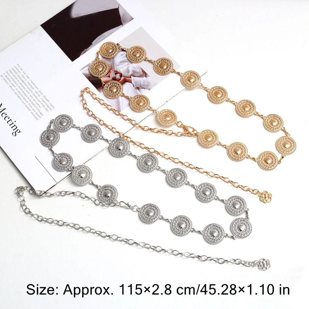 Gold Color Chain Belt Vintage Waist Chain New Chain Waistband  Skirt Decor