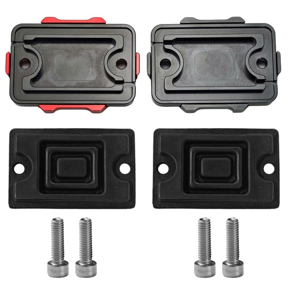 2 Stück Erhöhte Haltbarkeit Motorrad Öltankabdeckung mit Schrauben Bremsflüssigkeitsbehälterdeckel für ADV-Fahrer