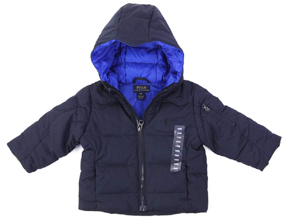 POLO RALPH LAUREN Ralph Baby Size Down Jacket Parka Size 9M (Polo Lauren) 0101458, [Used]