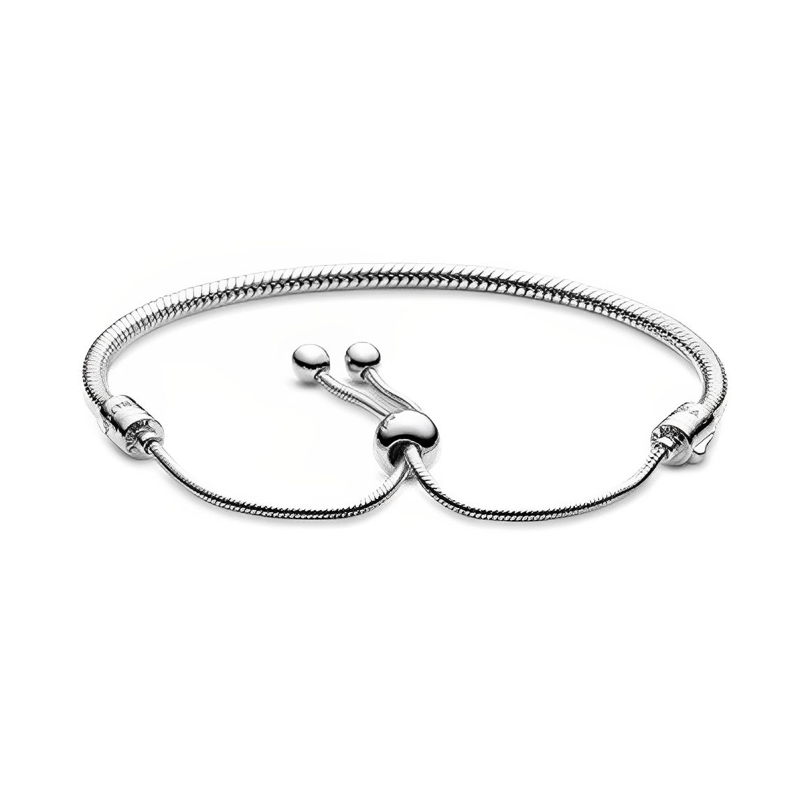 Pandora Minimalist Casual Fashion Bracelet Women bracelet Silver 597125CZ-2 Box