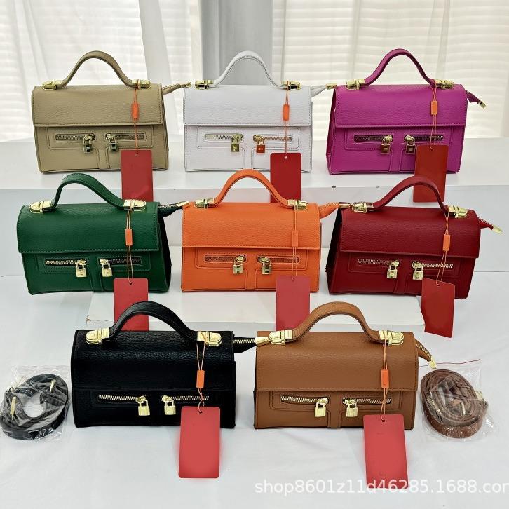 Summer New Retro Fashion Versatile Single Shoulder Women's Messenger Bag Niche High-end Portable Small Square Bag