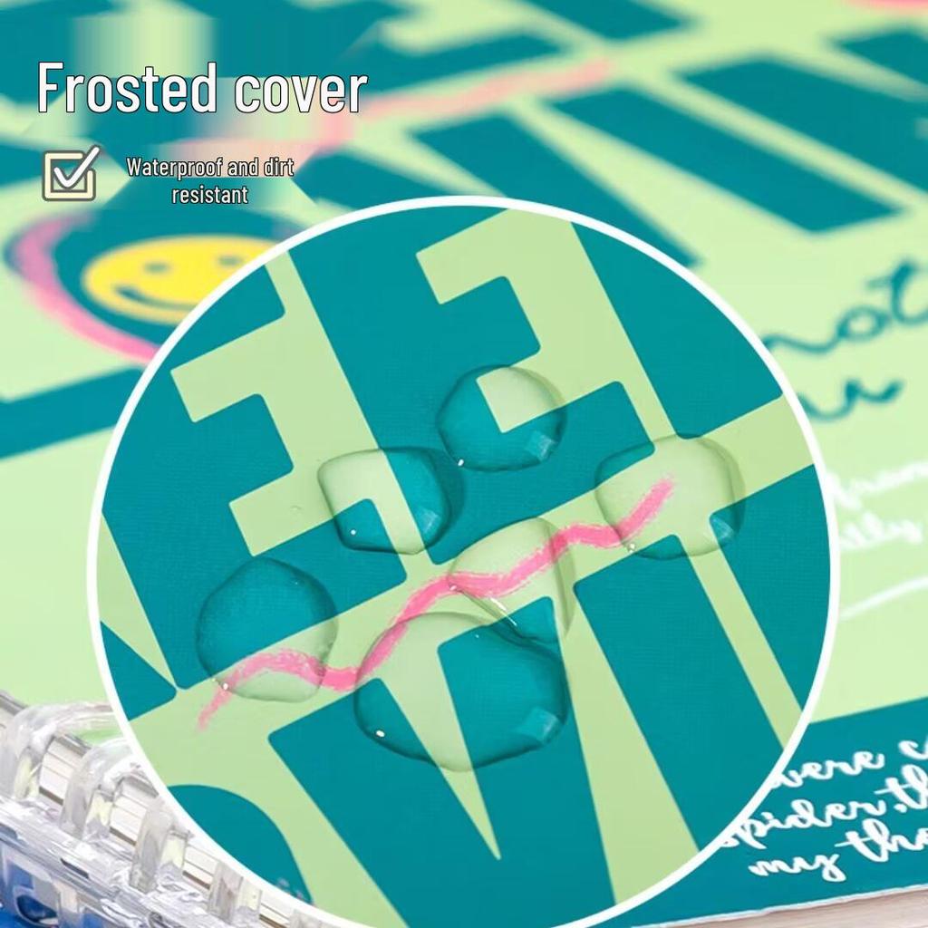 Stay Inspired! Ergonomic B5 Lined Notebook with Removable Binder for High School Use