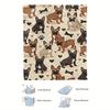 Frenchie Love Flannel Throw Blanket Soft French Bulldog Design All Season Cozy Comfort for Dog Lovers Gift