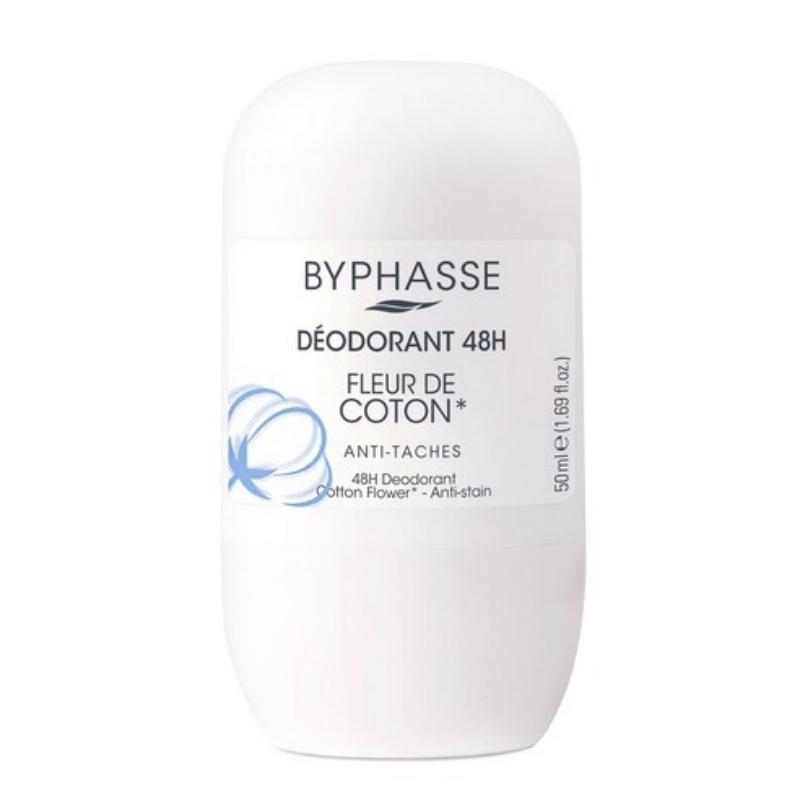 BYPHASSE Дезодорант 48H Хлопковый Цветок 50 мл (2 варианта) 50ml