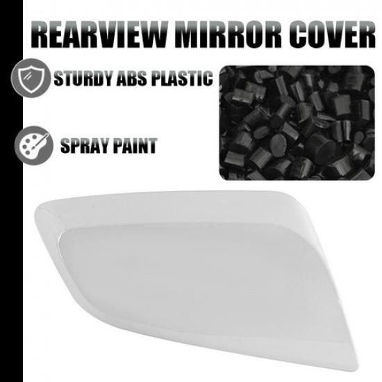 White Right Passenger Side Wind Mirror Cover Caps For Chevy Impala 2014~19
