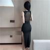 Sexy underwear women's sexy dress long skirt hip skirt extremely tempting perspective long skirt slim pajamas