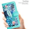 For Google Pixel 9/Pixel 9 Pro Phone Cover Flower Pattern PU Leather Case with Card Holder and Stand