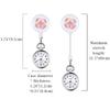 Lancardo Nurse Pocket Watch for Clip Easy to Baked Varnish 3 Colors to Choose Stretchable Watch, Nurses, Type, Unisex, Numbers, Read, Women's, Petals,