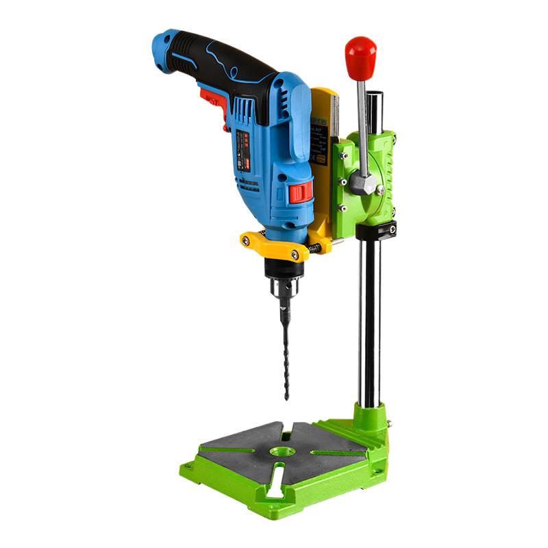 Multifunctional Electric Drill Stand: Handheld To Bench Mini Pistol Drill & Micro Punching Tool for Household Use