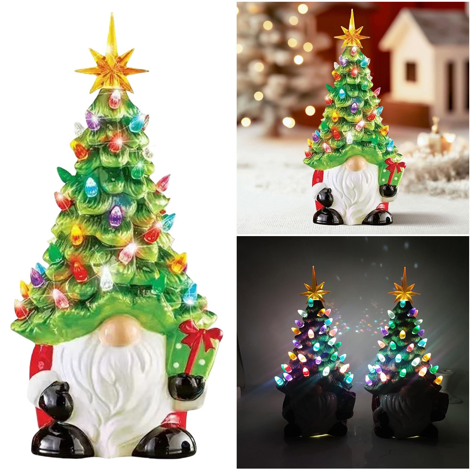 

Gnomes Christmas Decorations with Multicolored Lights Lighted Up Gnomes Resin Gnome Christmas Tree Xmas Decor for Home Indoor China Mainland