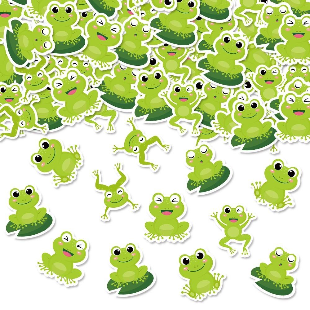 Themed Frog Confetti Children Birthday Celebrate Decoration Throwing Props