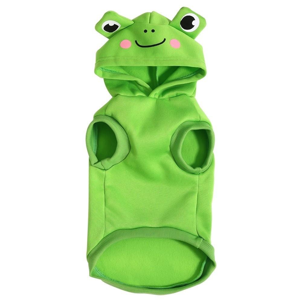 Comfortable Frog Cosplay Dog Hoodies Shark Lion Puppy Clothing Coat Cartoon Dog Sweatshirt  Spring