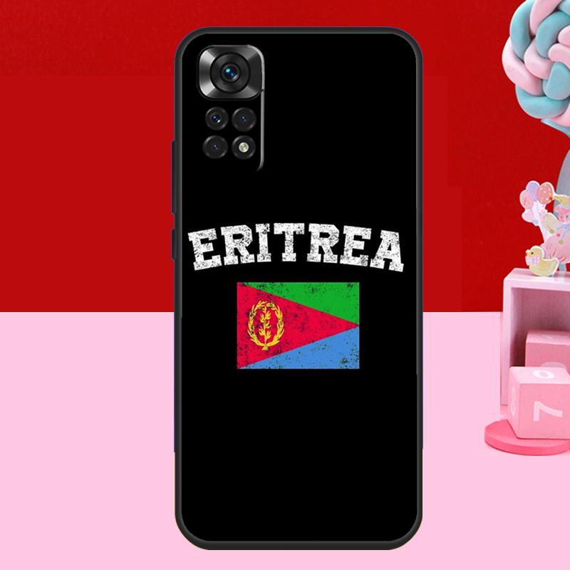 Eritrea Flag Case For Xiaomi Redmi Note 13 12 11 10 14 15 Pro Plus Redmi 15 C 14C 10C 12C 13C Soft Cover