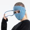 Autumn Winter Warm Face Mask Breathable Polar Fleece Outdoor Riding Windproof HD Goggles Anti-fog Mask For Men Women