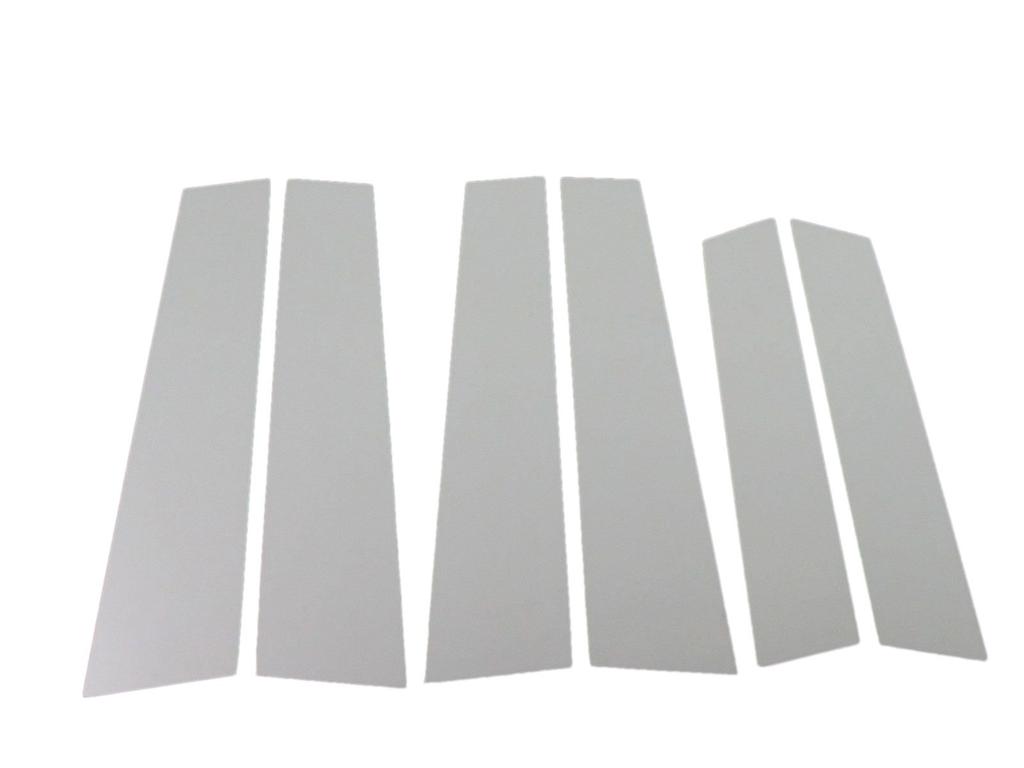 BRIGHTZ Stainless Steel Pillar Panels for RE Series Visors 1243 Ultra-Mirror CR-V (No Required) (6-Piece Set) [PIL-SIL-012]