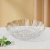 Abay Elegant Clear Plastic Fruit Bowl