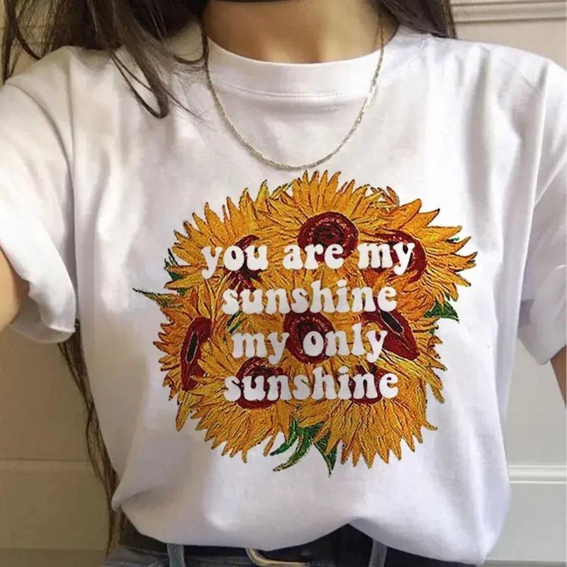 Artistic Van Gogh Paintings Graphic T Shirt With Classic Art Quotes Creative Designs Stylish Casual Short Sleeve Tee For Daily