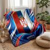 Coperta in Flanella Stampata Serbia Amica della Pelle Calda Decorativa Plaid per Divano Letto Interno Uso Quotidiano