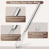 Manual Operation Egg Beater Handheld Egg Mixer Stainless Steel Wire Whisk  Baking Utensils