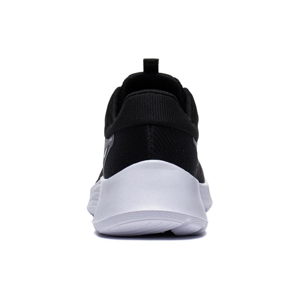 Li Ning Leichte Federdämpfung, Abriebfeste Niedrige Freizeitschuhe Laufen Damen Schwarz ARST020-2