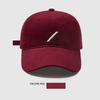Hole Embroidery Baseball Cap Embroidered Sun Hat Simple Letter Baseball Hat  Girl