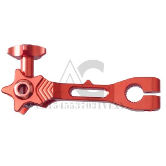 Motorcycle CNC Rocker Arm Rear Brake Adjustable Tension Lever Pit Dirt Bike ATV Motorbike Universal Modification Part Accessory оранжевый