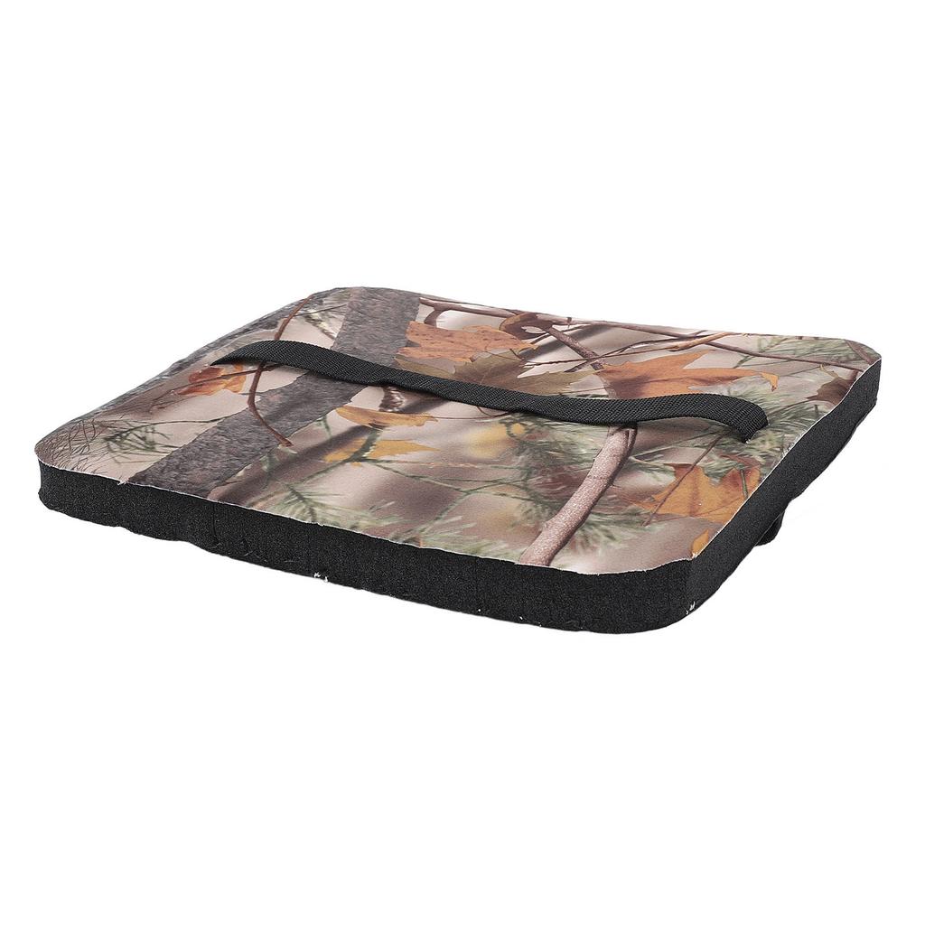 Outdoor Seat Pad Leaf Pattern Flannel EVA Comfortable Damp Proof Anti Slip Stadium Seat Cushion