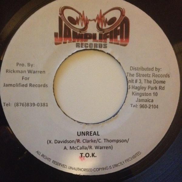 

7inch Record T.O.K. - Unreal NONE Jamplified Reco 2008 Jamaica Reggae, Ska & Dub Used