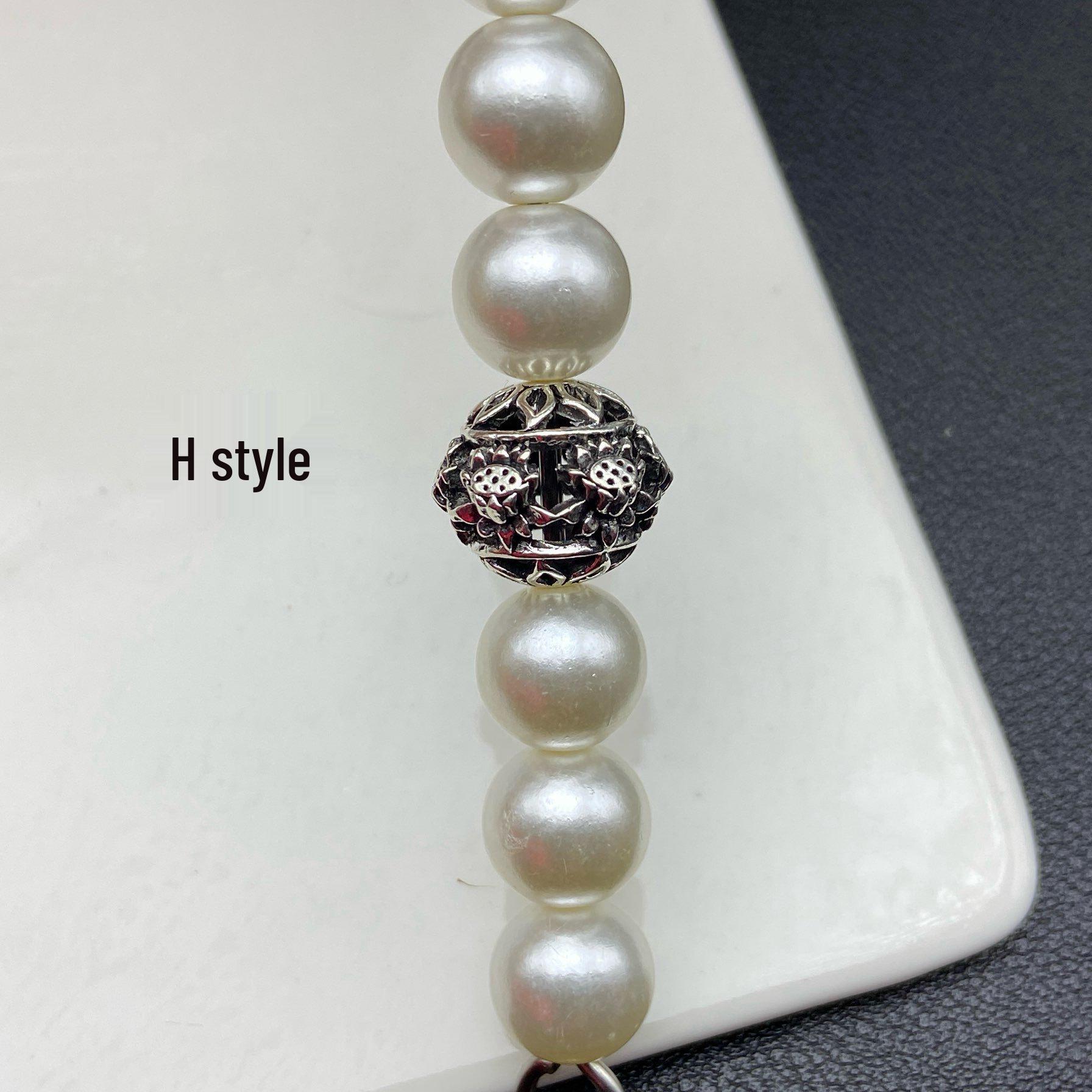 

Темна серія Тибетське срібло Філігранна Квіткова Серцевина-розпірка для DIY прикрас