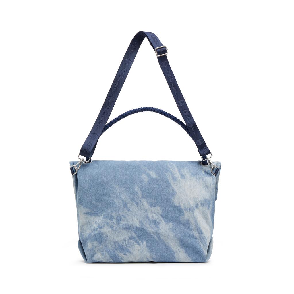 New Champion Fabric Backpack Shoulder Bag Unisex Light Blue Denim/Photon Gray/Black U5BACPU59