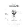 S925 Silver Halloween Witch Skull Pendant Necklace Gothic Jewelry For Women