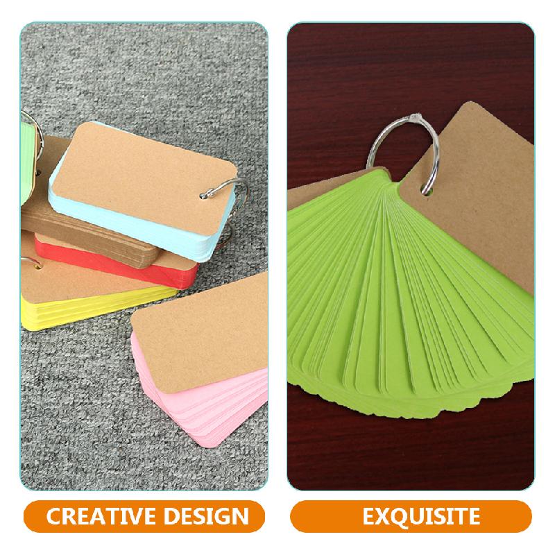 50-Pack Thick Blank Mini Spiral Bound Pocket Notebooks Students Word Learning Memo Journaling Portable Small Notepad with Metal Rings
