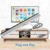 Replacement for Wii Sensor Bar Compatible with Wii U for Nintendo Wired Infrared Sensor Bar Wii Console Accessories