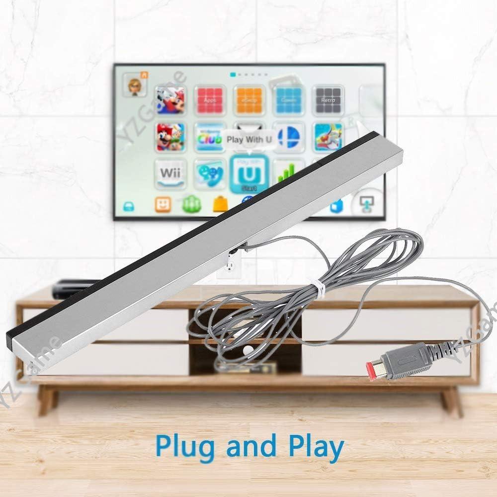 Replacement for Wii Sensor Bar Compatible with Wii U for Nintendo Wired Infrared Sensor Bar Wii Console Accessories