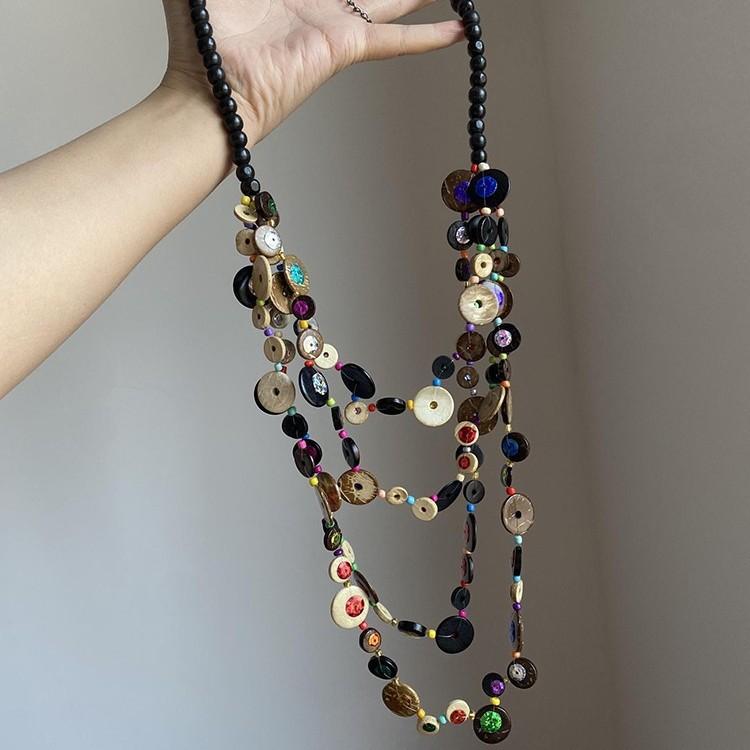 

Модное ожерелье для женских украшений разноцветный