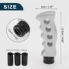 TUCKBOLD Car Shift Silver 1 with 3 Durable Knob, Tone, Set, Universal, Resin/Aluminum Alloy, Adapters,