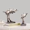 Creative Bird Family of Three Ornament for Home or Wine Cabinet Decoration