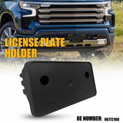 For - SILVERADO FRONT BUMPER LICENSE PLATE HOLDER NEW GM # 86772168