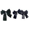 Cute Sweet Girly Dark Bow Hair Clip Bow Cross Gothic Y2K-style Bow Bunches Accessories Sweet Balletcore