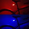 Rowerowe Światła Laserowe LED Migające Lampka Tylna Ostrzegawcza Bezpieczeństwa Rowerzysty