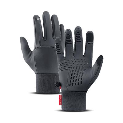 Guanti invernali da uomo ciclismo bici da donna pile termico vento freddo impermeabile touch screen bicicletta caldo corsa all'aperto guanto da sci