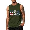 Men's Loose Fit Sleeveless Tank Top Casual Summer Daily Wear Printed Graphic Muscle Shirt Lightweight Breathable Fabric