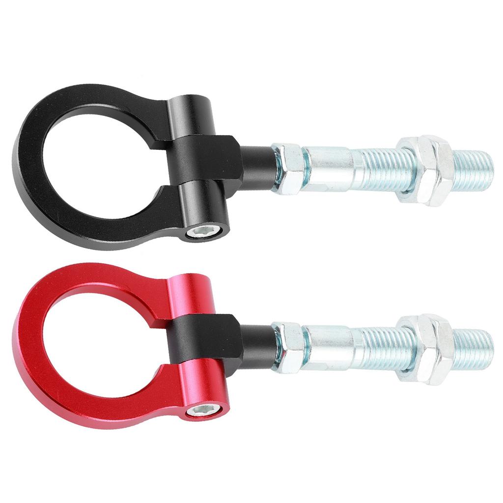 Car Accessory Car Racing Tow Hook Heavy Duty Tow Hook Red Folding Racing Car Refitting Fit for 2012‑2017