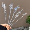 Glitter Jewelry Hairpin Trendy Star Moon Element Rhinestone Hair Stick For Women Girls Exquisite Trendy Metal Hair Accessory